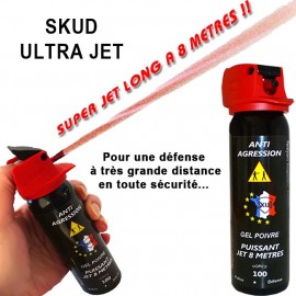 Bombe lacrymogène 500ml GEL CS - aérosol spray lacrymo - Bombes